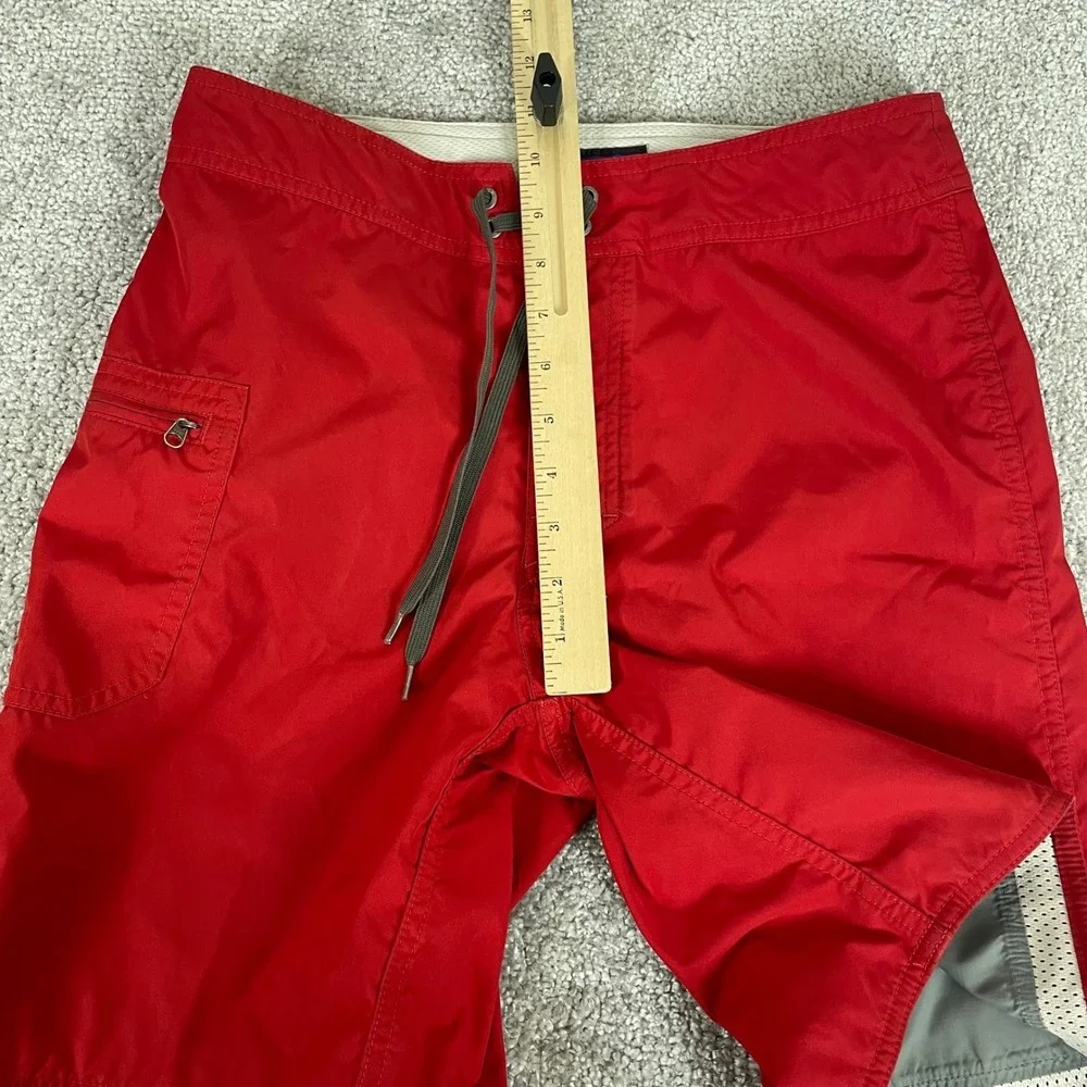 Patagonia Board Shorts Mens Size 29 x 8 Swim Trunks Poretto Surf Red